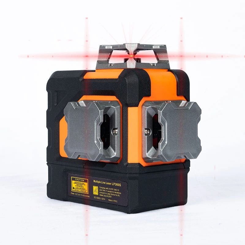 Kde je specifická aplikace úrovně 3D červeného laseru?