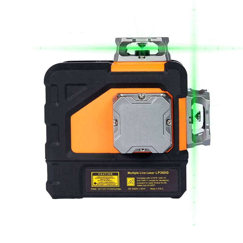 Zelená 12 linek Laserová úroveň